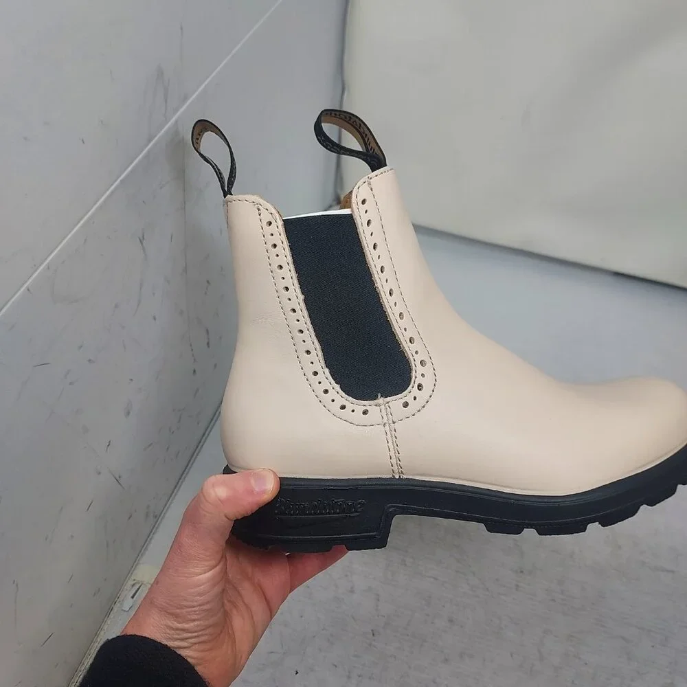 Blundstone Chelsea Pearl Pink Tall Boot - Picture 2 of 10